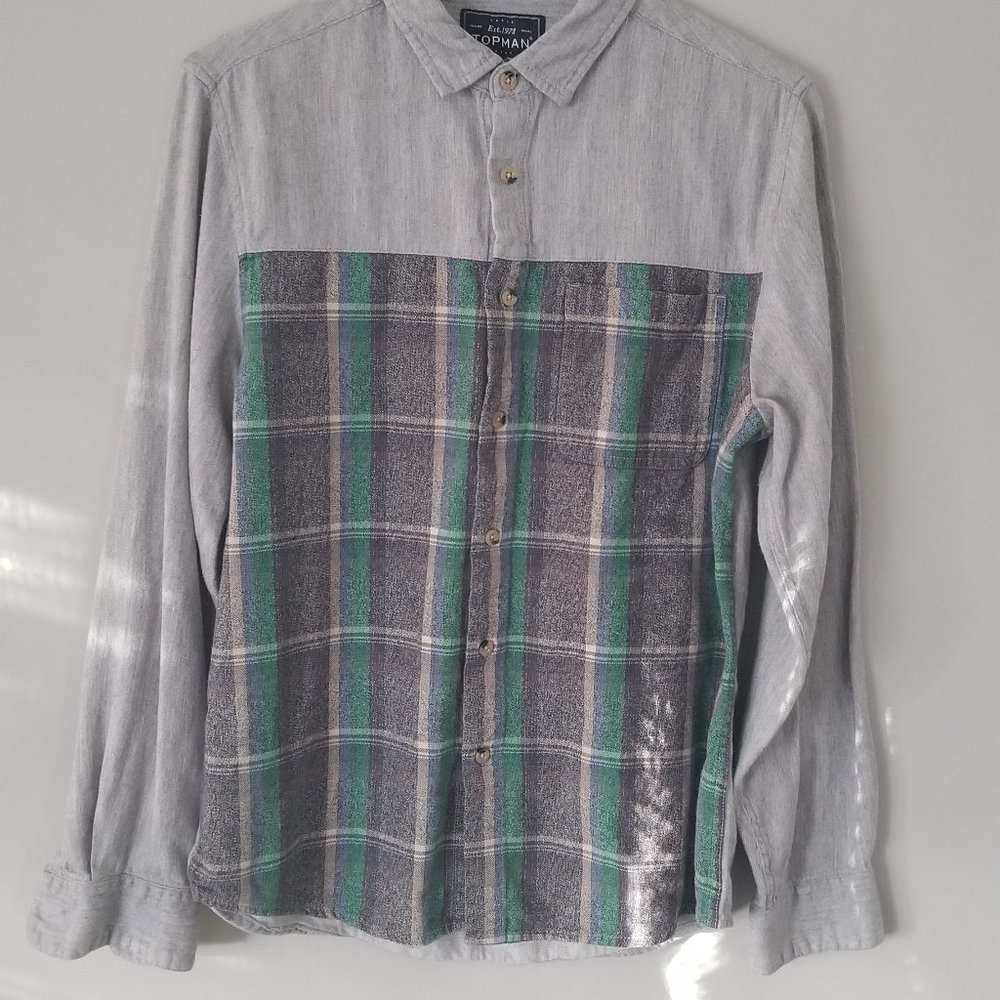 Topman Button Down Flannel - Picture 4 of 4